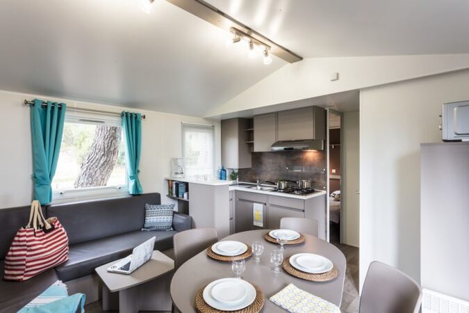 Intérieur mobil-home premium