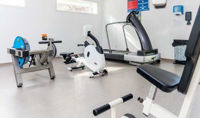 Salle de fitness musculation