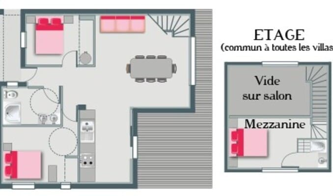 Plan de la villa